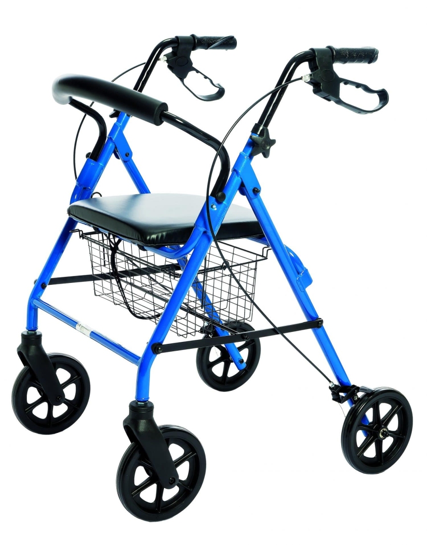 Deambulatore rollator Active - blu