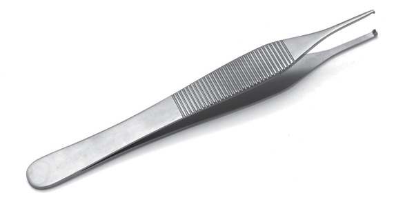 Pinza Adson chirurgica in inox 12 cm - sterile